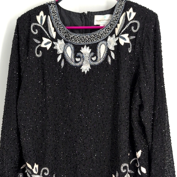 100% Silk Drapers & Damon's Top Size 1X Great Condition ! - Picture 3 of 16